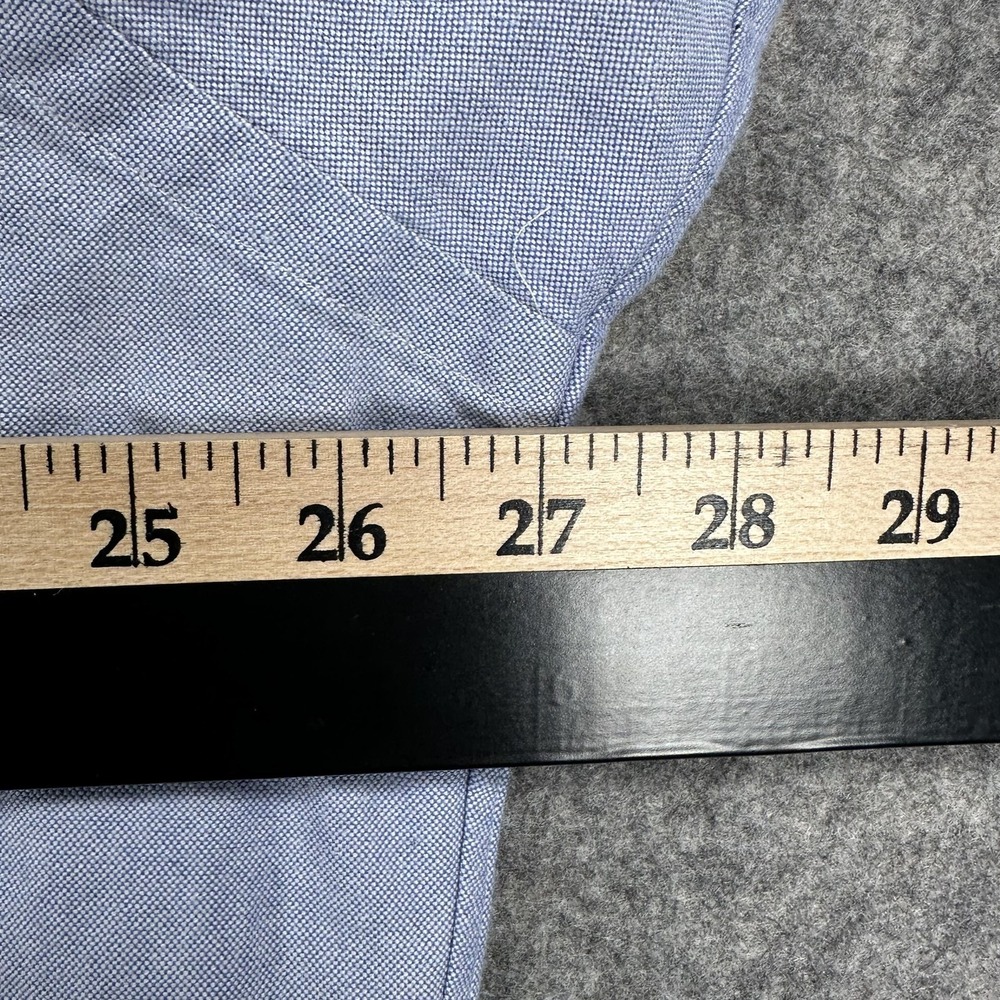 Ralph Lauren Yarmouth Shirt Mens XL Blue Cotton Oxford Button‎ Down Long Sleeve - Picture 10 of 16